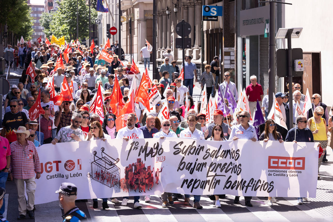 Manifestación del 1 de mayo en Valladolid