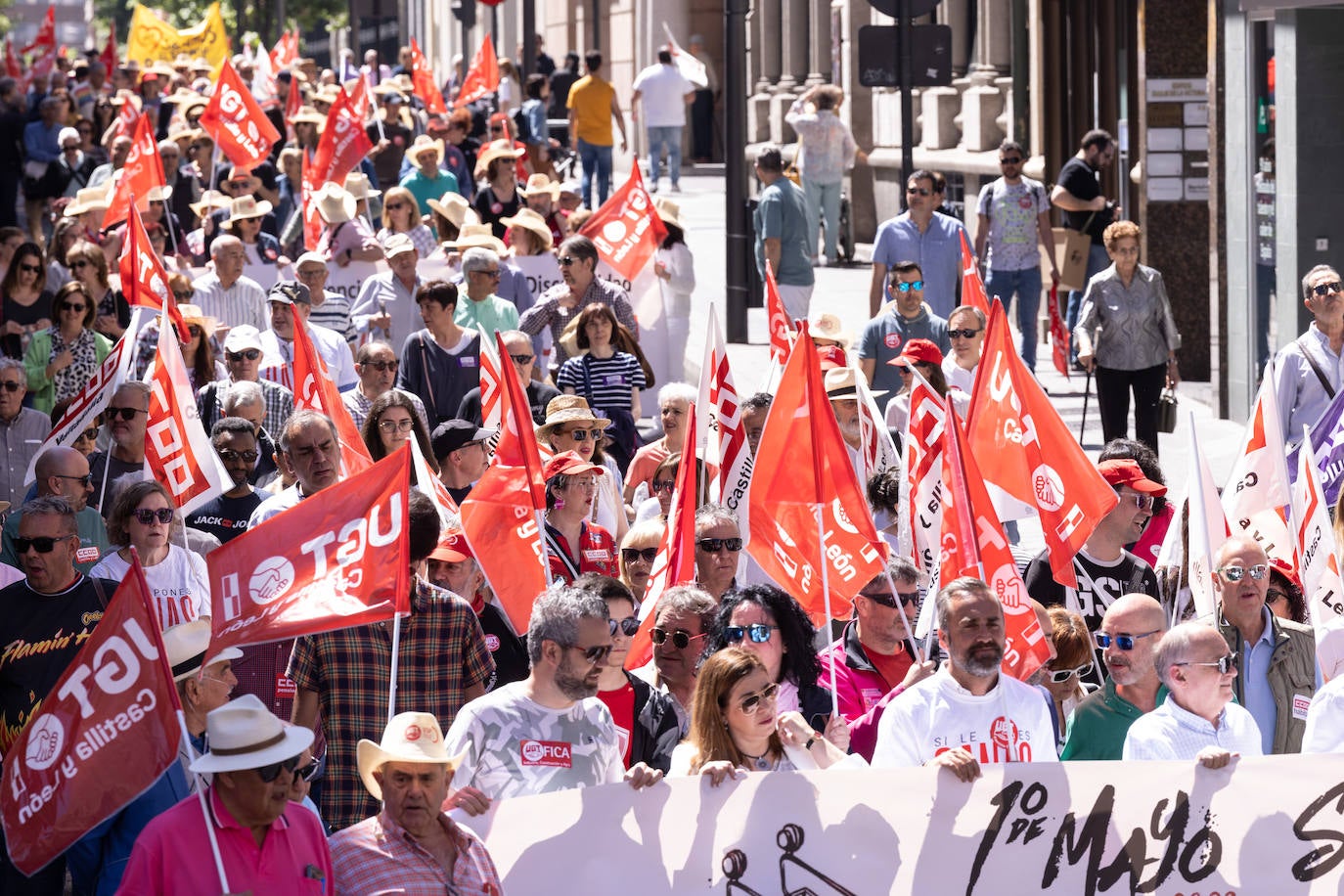 Manifestación del 1 de mayo en Valladolid