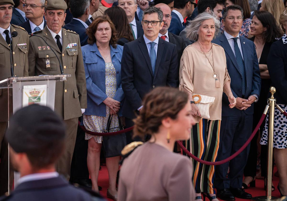 El ministro de Presidencia, Félix Bolaños, asiste al acto cívico militar por el Dos de Mayo, Día de la Comunidad de Madrid.