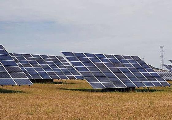 Planta solar, en una imagen de archivo.