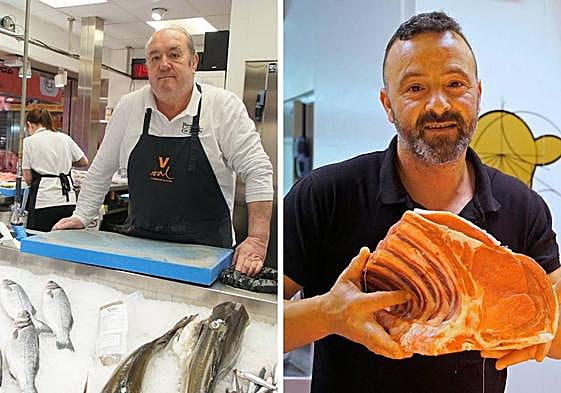 Eliseo Gonzalo y Raúl Hernández del Mercado del Val