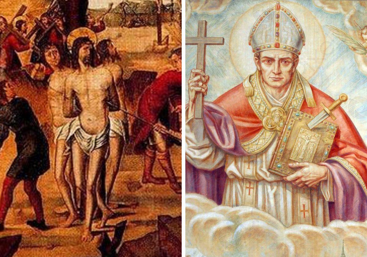 San Acacio de Bizancio y San Bonifacio IV papa.