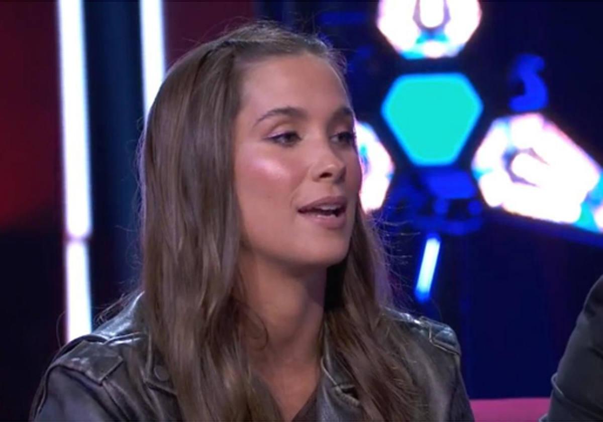 MaAría Pombo en el programa 'Martínez y Hermanos', de Movistar+.