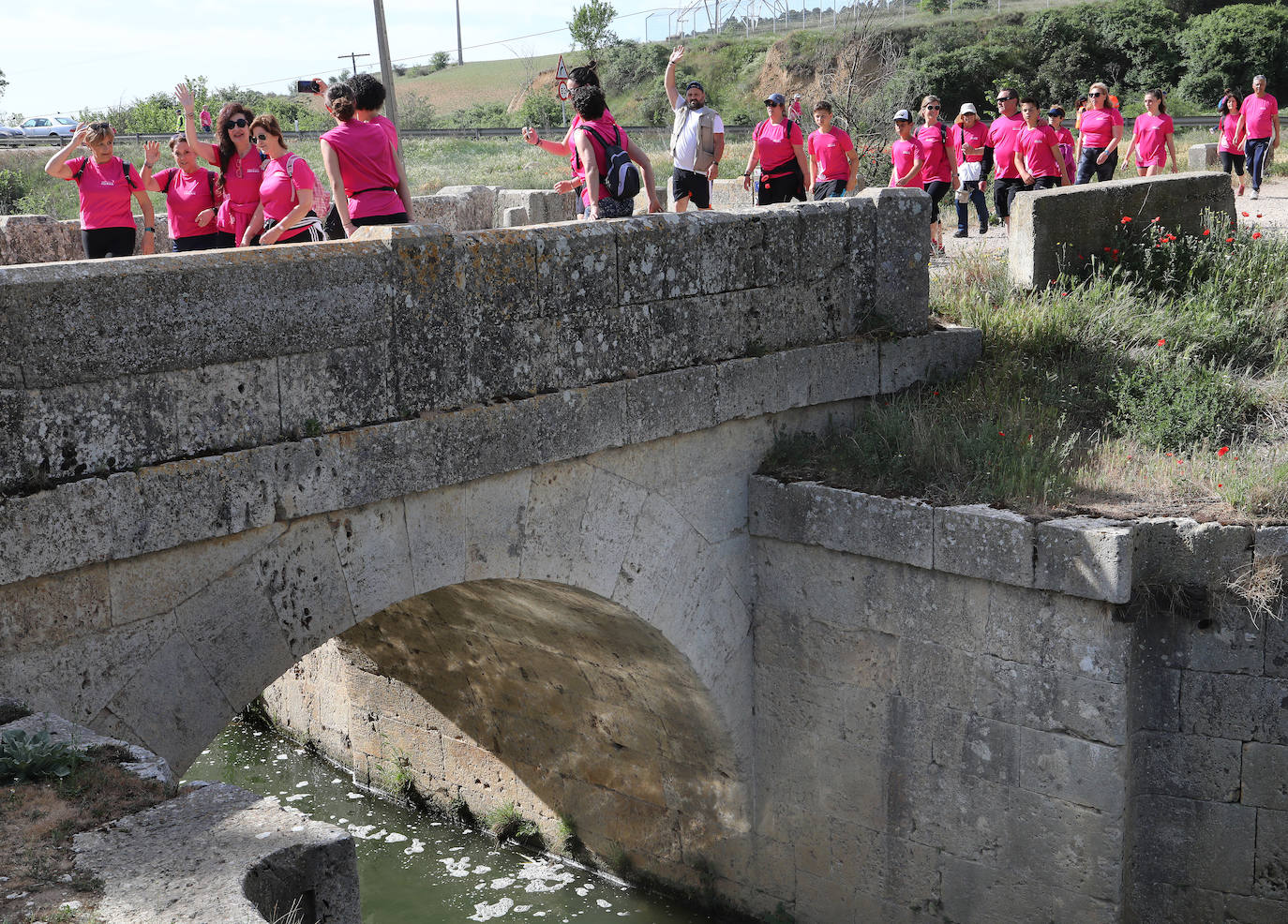 Más de mil palentinos se unen a la marcha de Aspanis