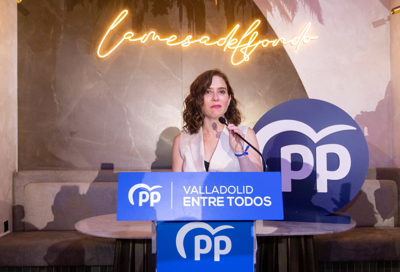 Ayuso visita Valladolid en la presentación de la candidatura del Partido Popular