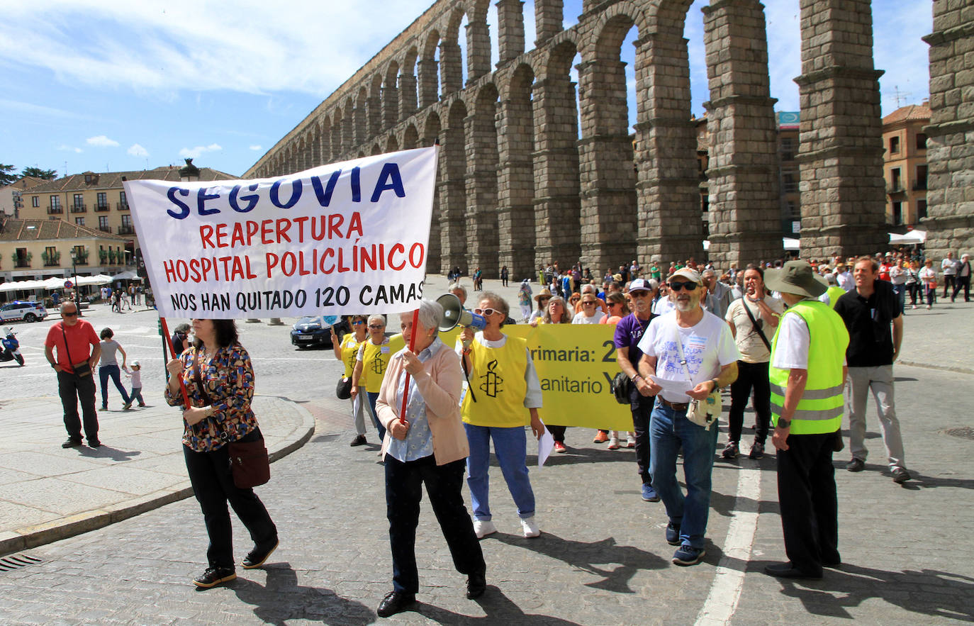 Clamor en Segovia por la sanidad pública