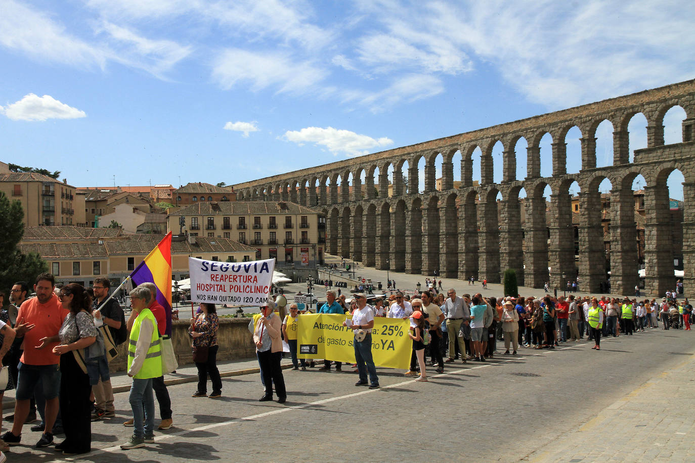 Clamor en Segovia por la sanidad pública