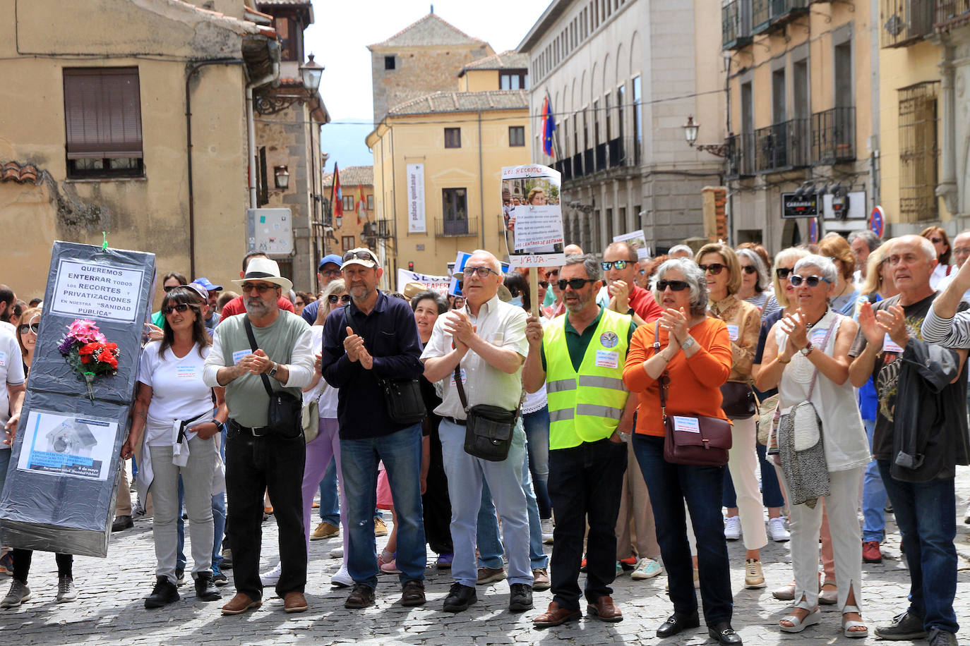 Clamor en Segovia por la sanidad pública