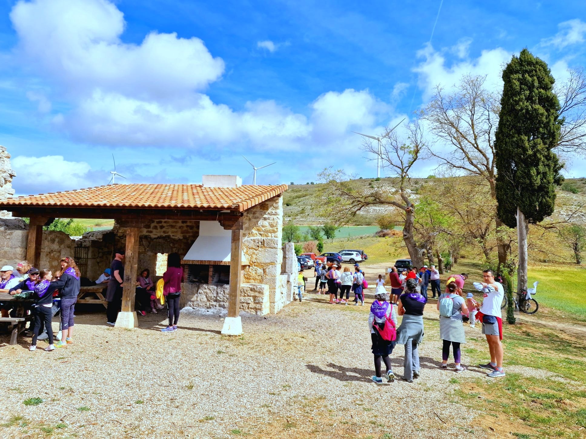 Pasear entre lilas en Villaviudas