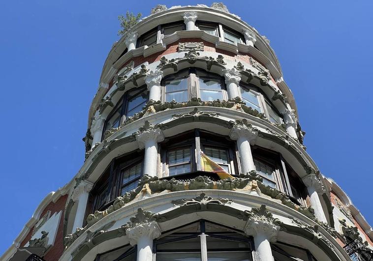 Casa del Príncipe de Valladolid, ubicada en el número 11 de la Acera de Recoletos.