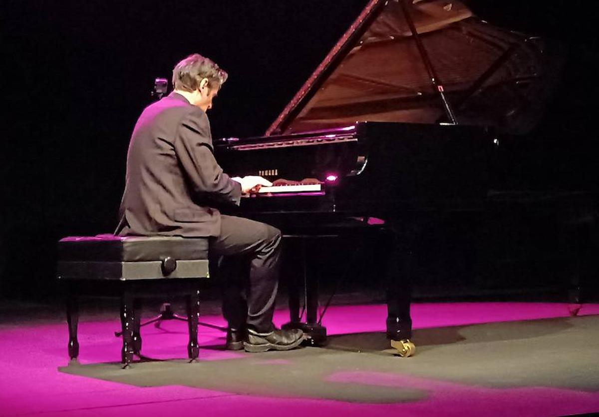 Eleuterio Domínguez, durante el concierto.