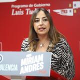 La portavoz del PSOE en Palencia, Miriam Andrés.