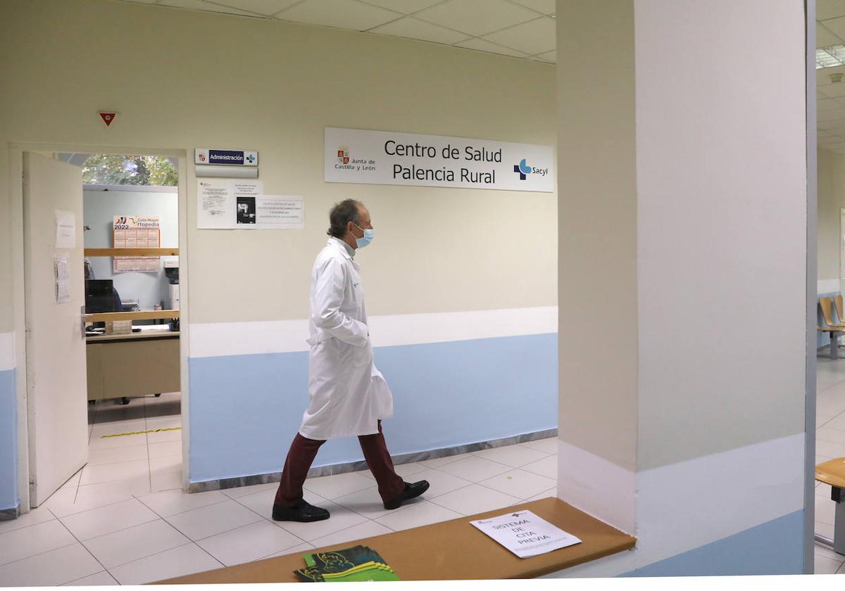 Interior de un centro de salud de Palencia.