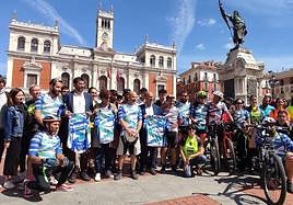 Salida este miércoles de la iniciativa 'Pedaladas por el estigma'.