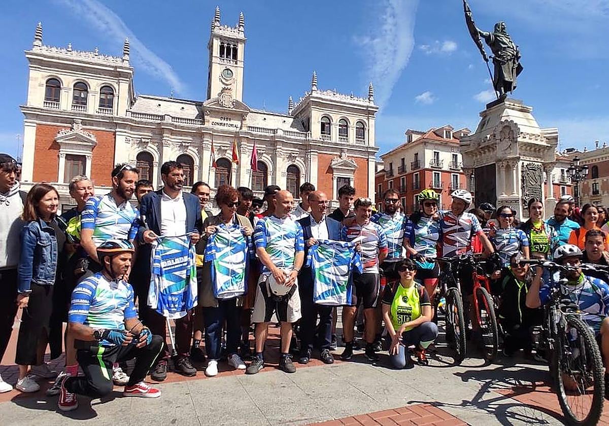 Salida este miércoles de la iniciativa 'Pedaladas por el estigma'.