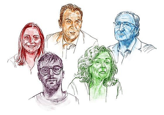 Principales candidatos a la Alcaldía de Palencia.