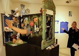 Rosana Largo, en el Museo del Cuento de Paredes.