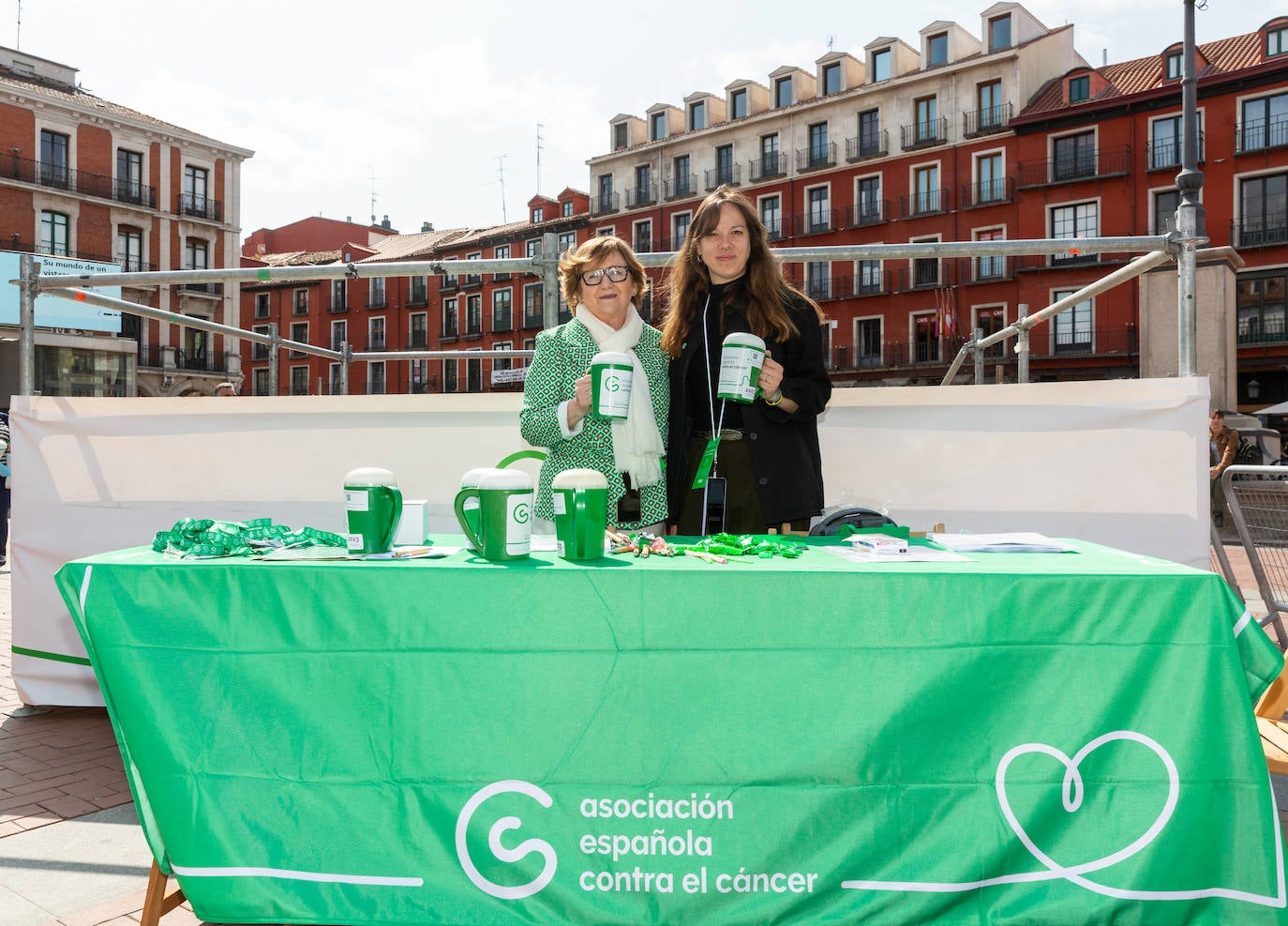 Día de la cuestación organizado por la Asociación Española contra el Cáncer