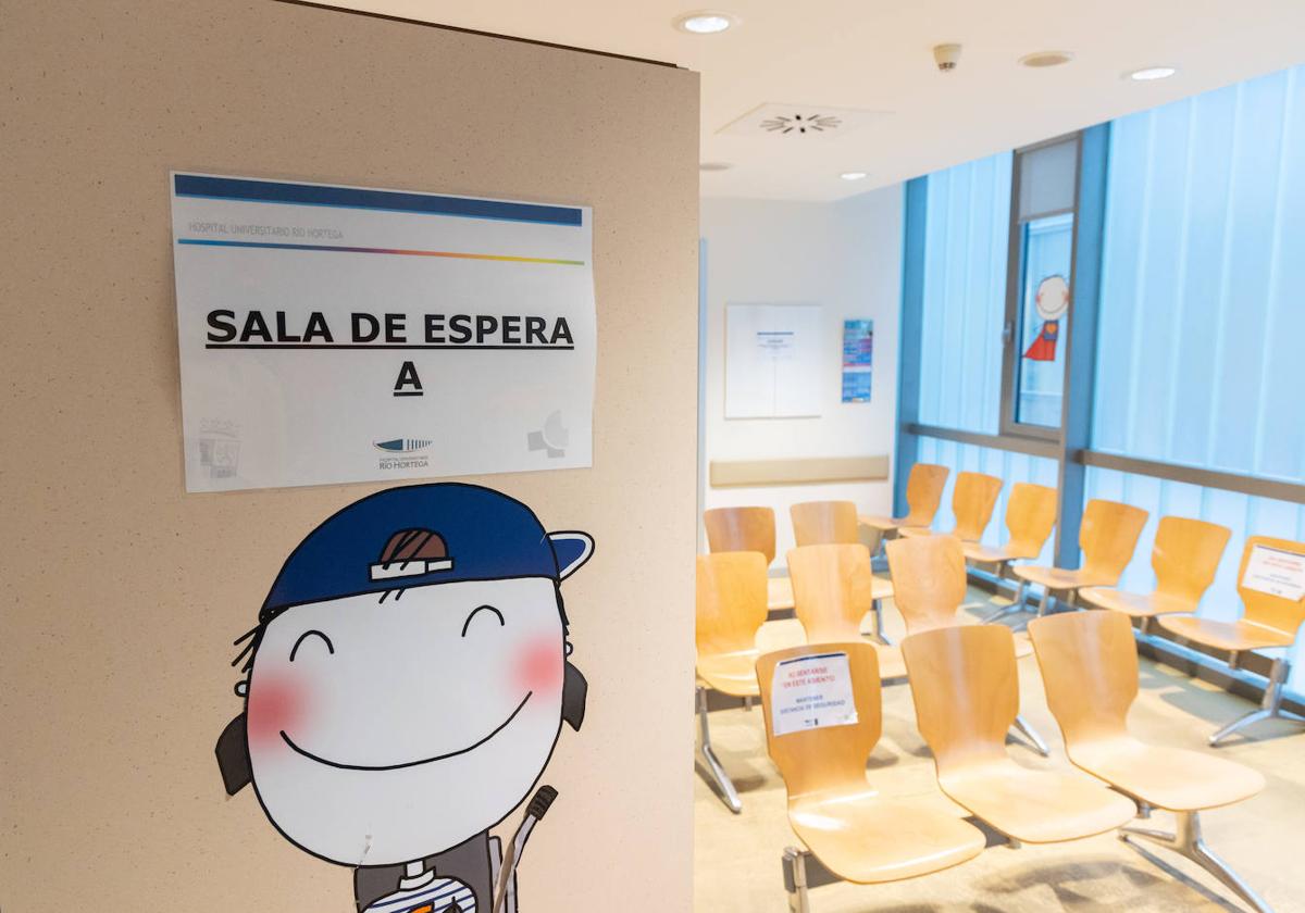 Sala de espera infantil del Río Hortega de Valladolid.