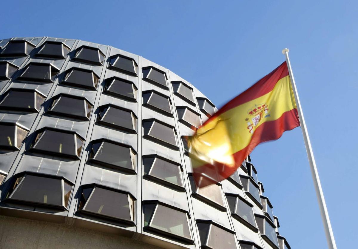 Fachada de la sede del Tribunal Constitucional.