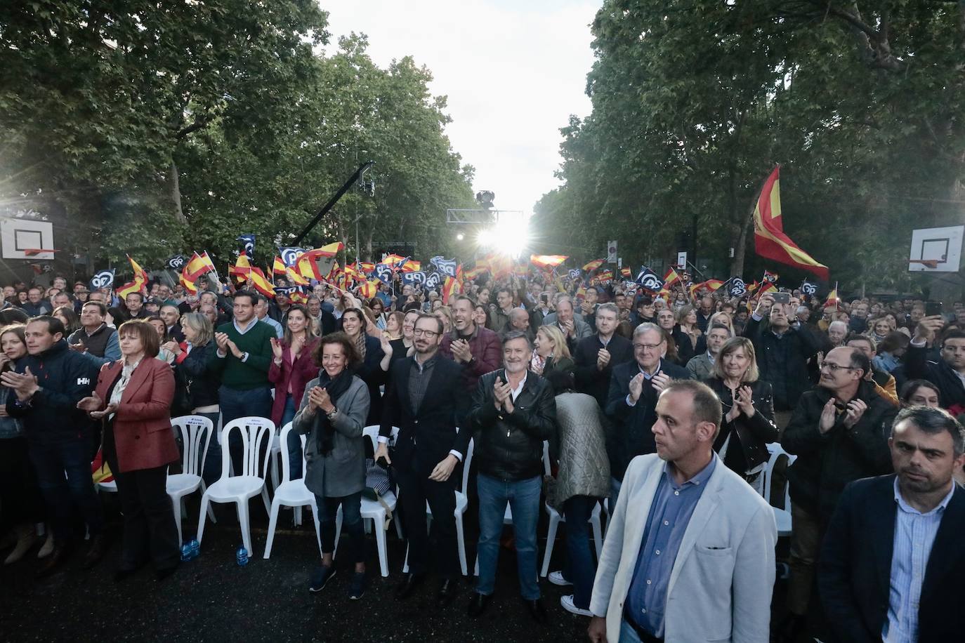 El mitin en Valladolid del PP, con Núñez Feijóo, en imágenes