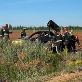 Una mujer de 22 años muerta en accidente de tráfico al chocar contra un muro de hormigón