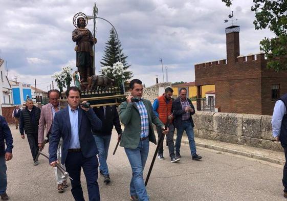 Procesión de San Isidro en Monzón de Campos