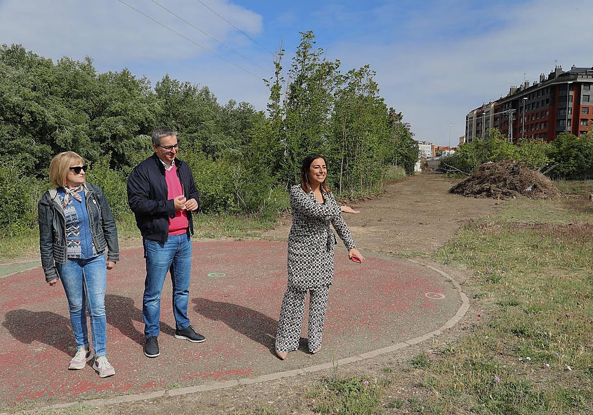 La candidata del PSOE presenta la propuesta.