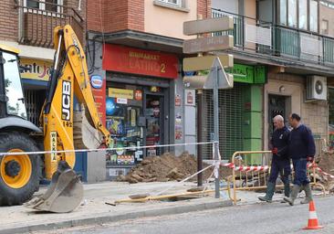 Solventada la avería en la red de agua del barrio de San Millán