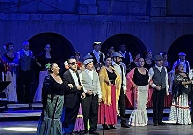 Espectáculo 'Entre bastidores'.