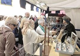 Puesto de Alma Ruth Magallanes, uno de los afectados por los robos este fin de semana.