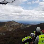 Rescatado un deportista vallisoletano herido en una carrera de montaña en León