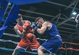 Alexis Rodríguez en un combate.