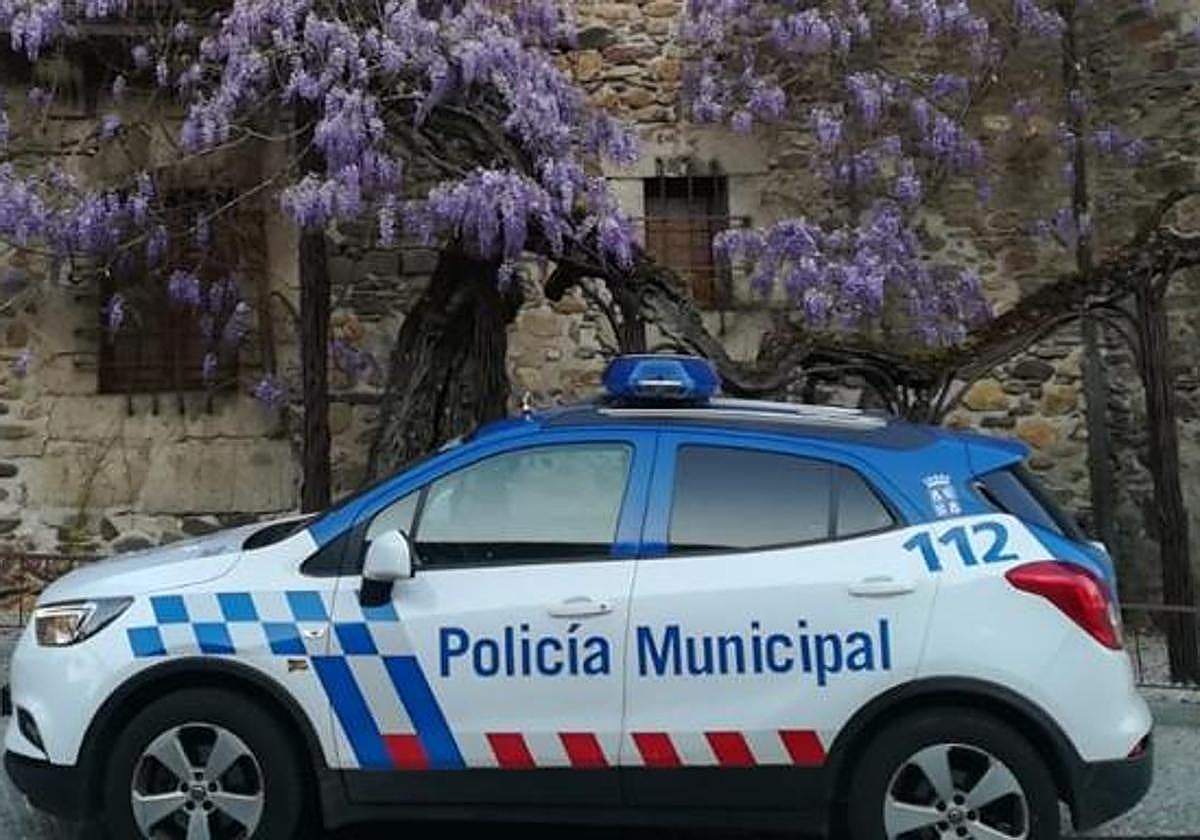 Vehículo de la Policía Municipal de Ponferrada.