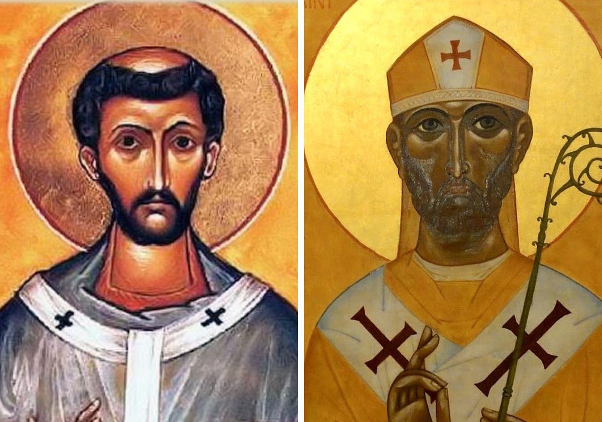 San Agustín de Canterbury y San Eutropio de Orange.