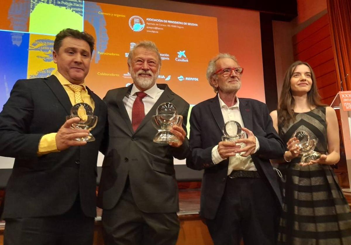 Óscar Mijallo, Miguel Ángel de la Fuente, Aurelio Martín y María Senovilla.