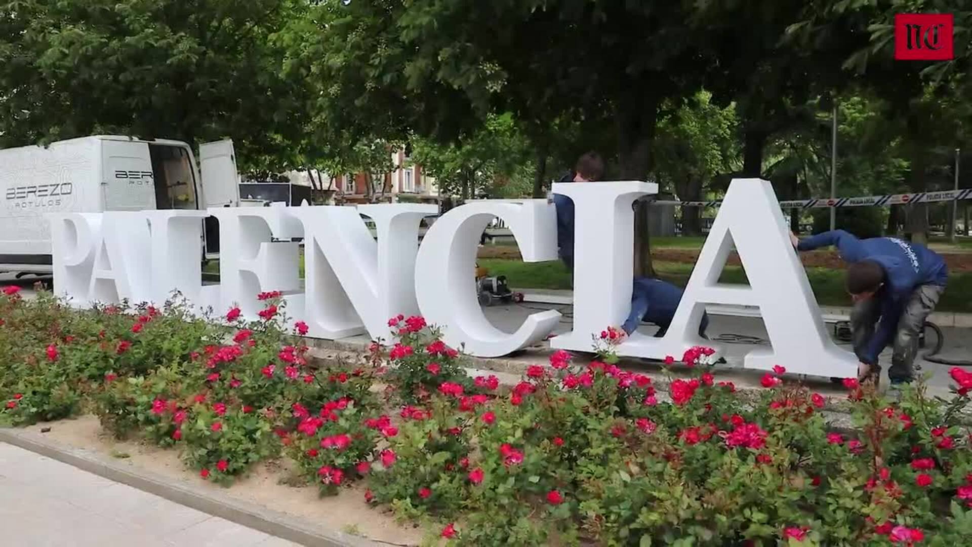 Palencia y sus letras: un punto de referencia donde sacarse fotos