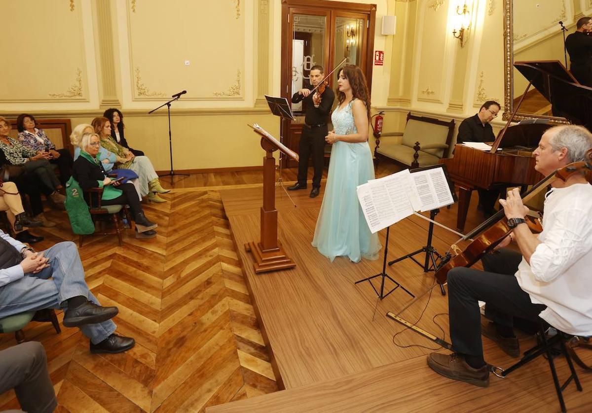 Concierto celebrado este sábado por la tarde en el Casino.