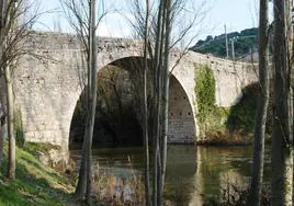 Puente medieval de Megeces.