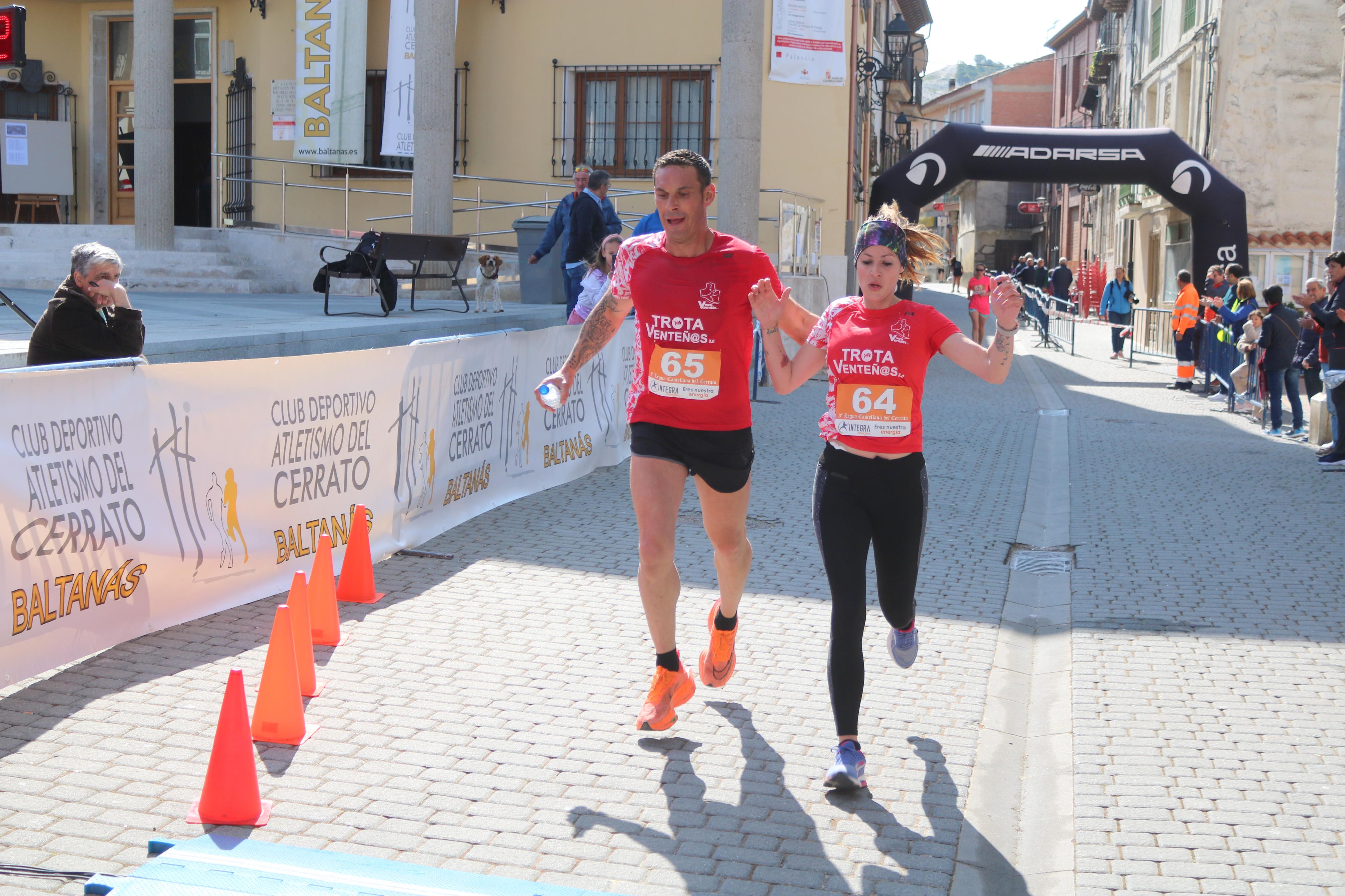 Pablo Marcos y Alicia Diago, vencedores de la IV Legua Castellana del Cerrato