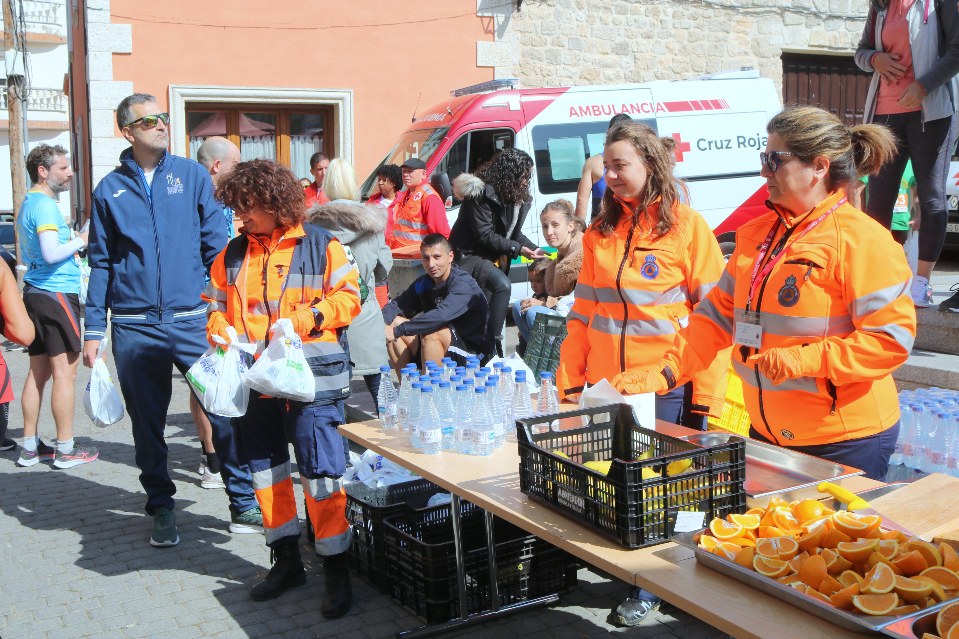 Pablo Marcos y Alicia Diago, vencedores de la IV Legua Castellana del Cerrato