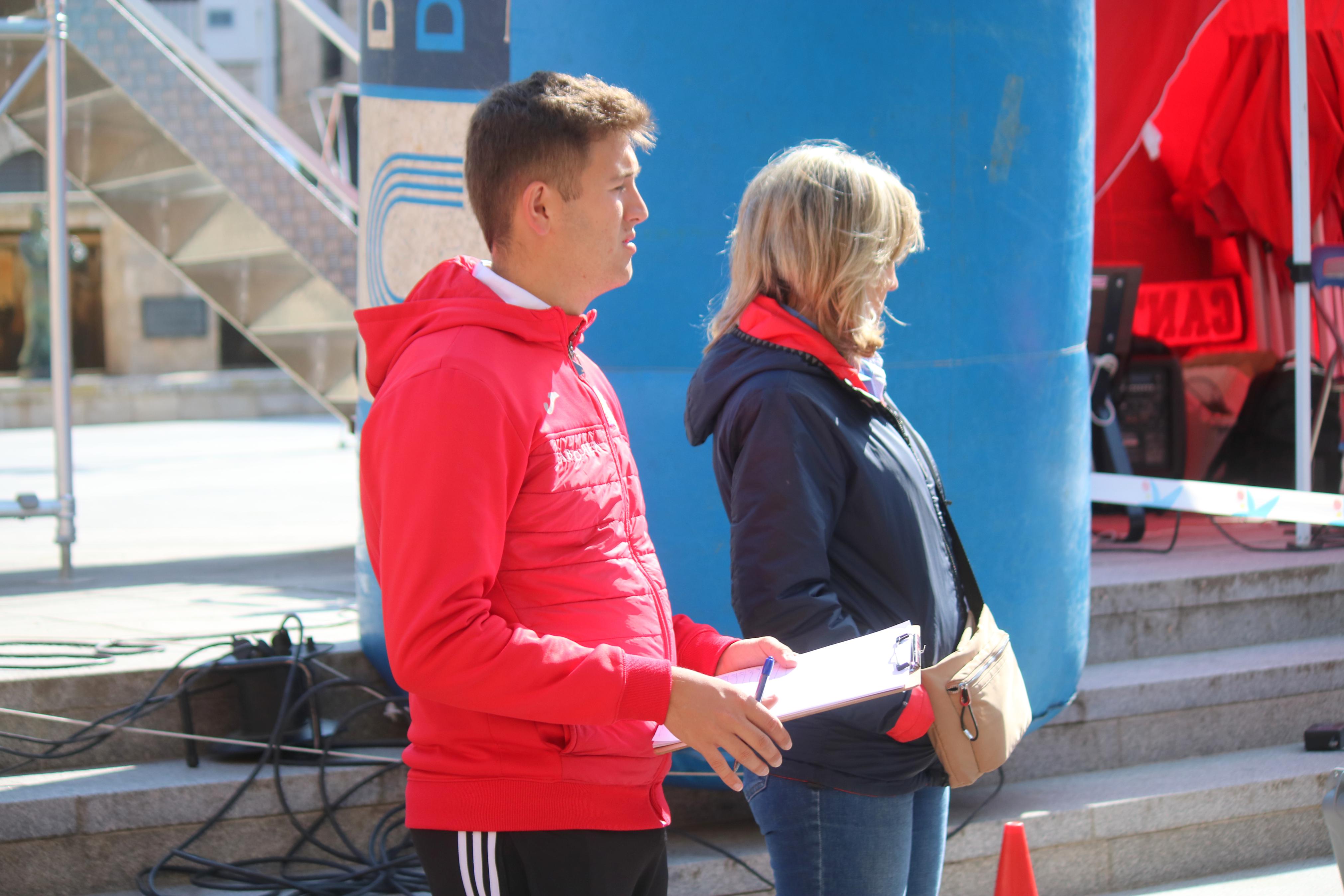 Pablo Marcos y Alicia Diago, vencedores de la IV Legua Castellana del Cerrato