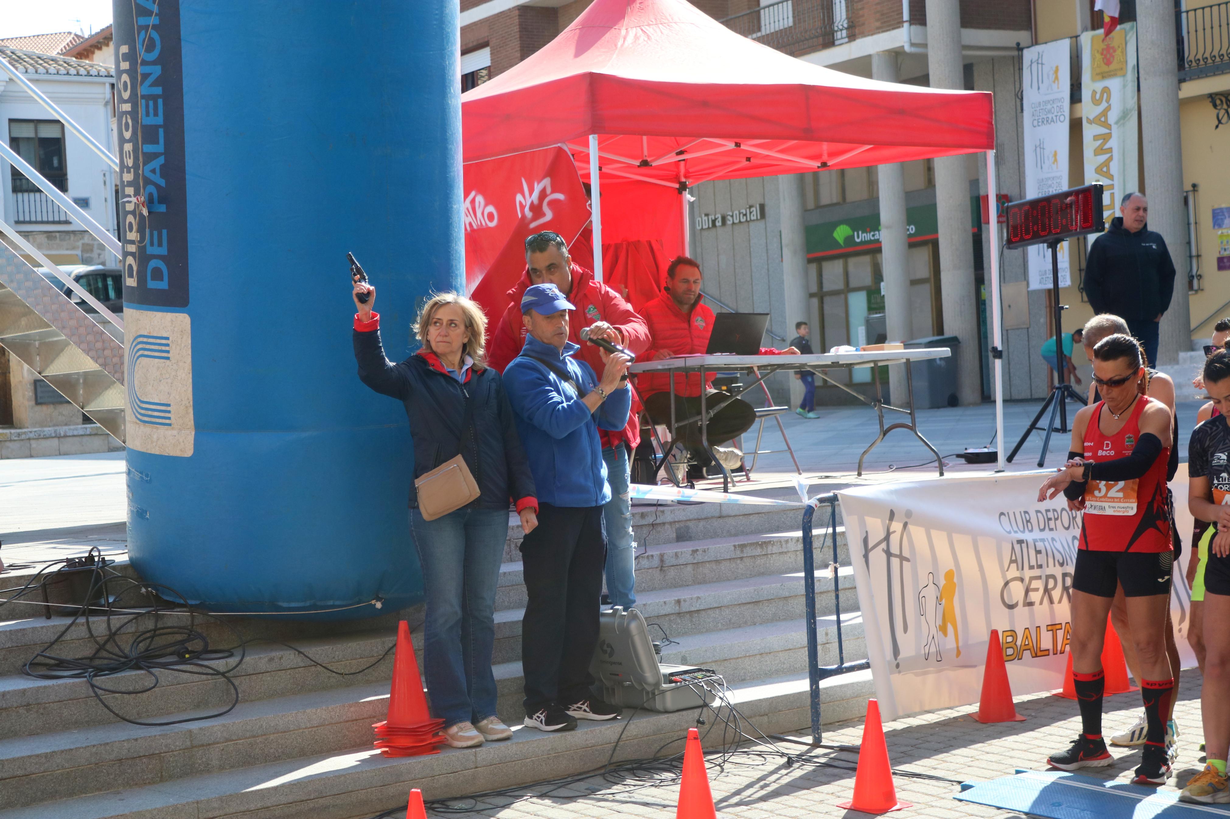 Pablo Marcos y Alicia Diago, vencedores de la IV Legua Castellana del Cerrato