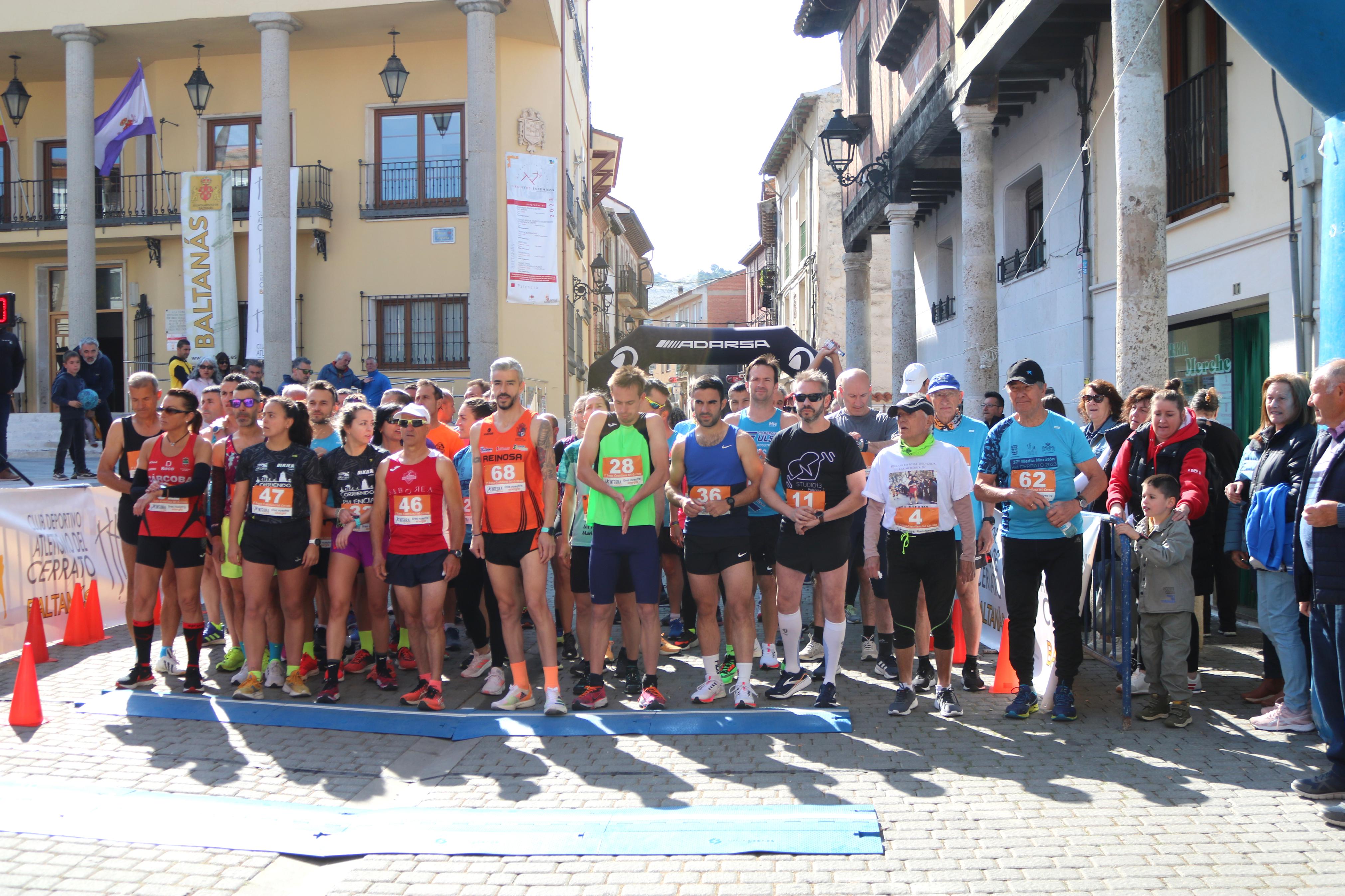Pablo Marcos y Alicia Diago, vencedores de la IV Legua Castellana del Cerrato