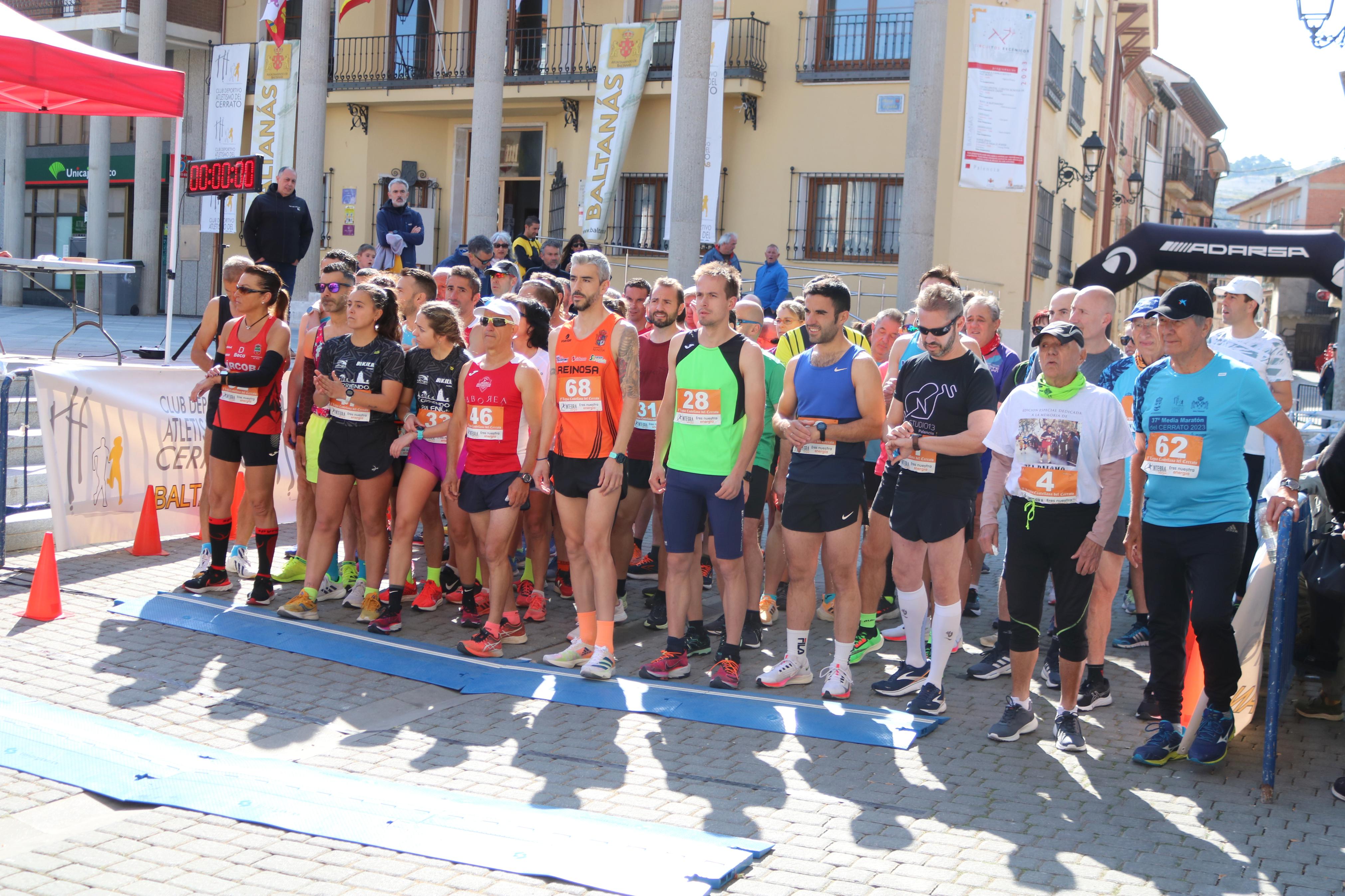 Pablo Marcos y Alicia Diago, vencedores de la IV Legua Castellana del Cerrato