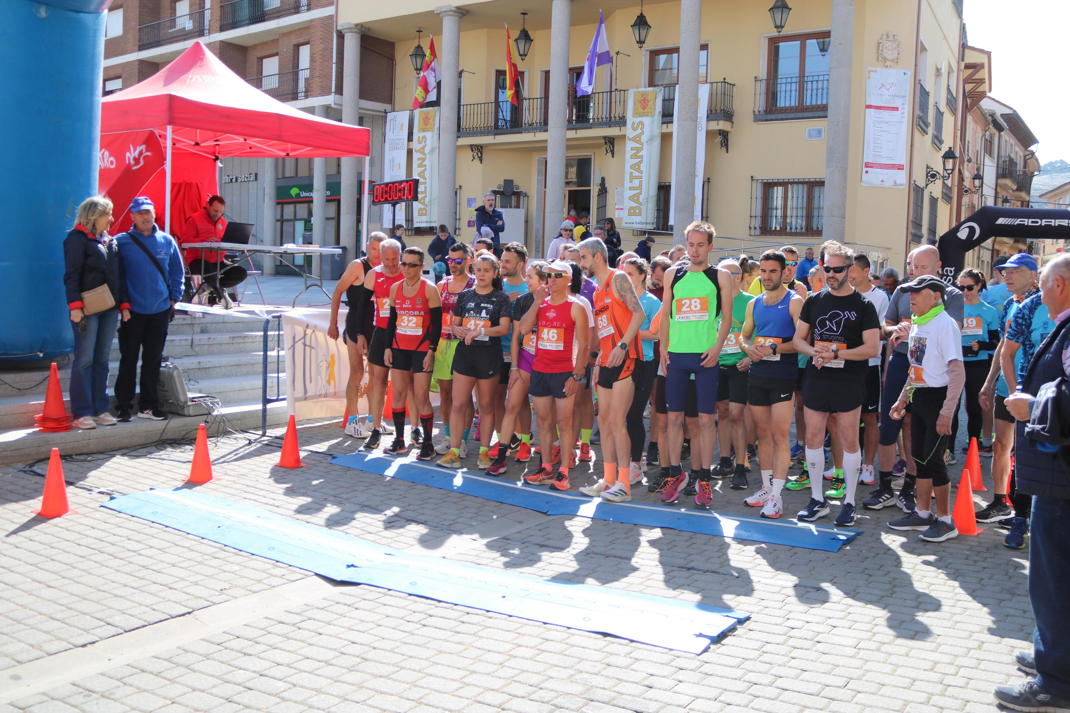 Pablo Marcos y Alicia Diago, vencedores de la IV Legua Castellana del Cerrato