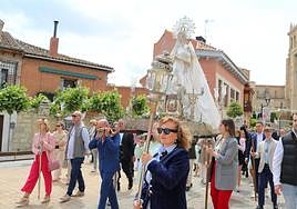 Procesión en honor a la Virgen del Milagro.