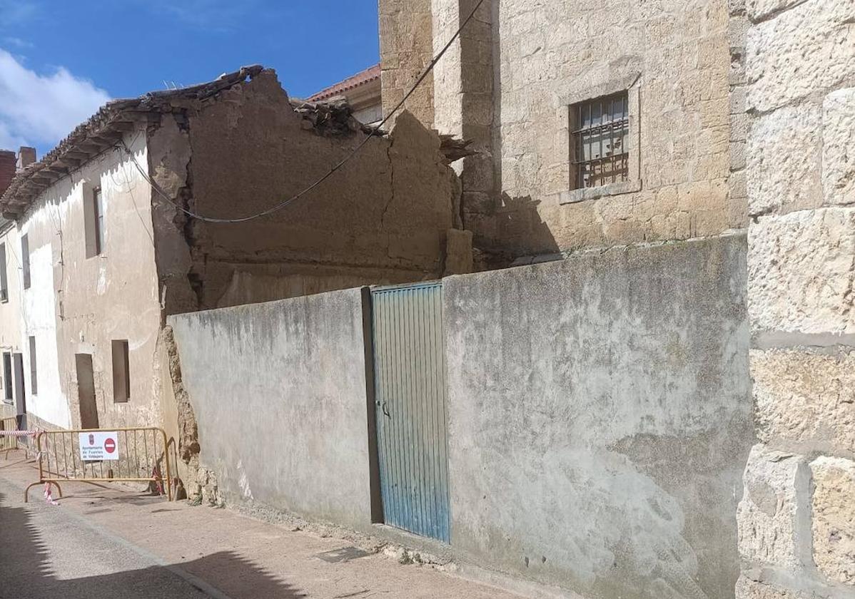 Ciudadanos pide vigilancia sobre las casas en ruinas en Fuentes de Valdepero