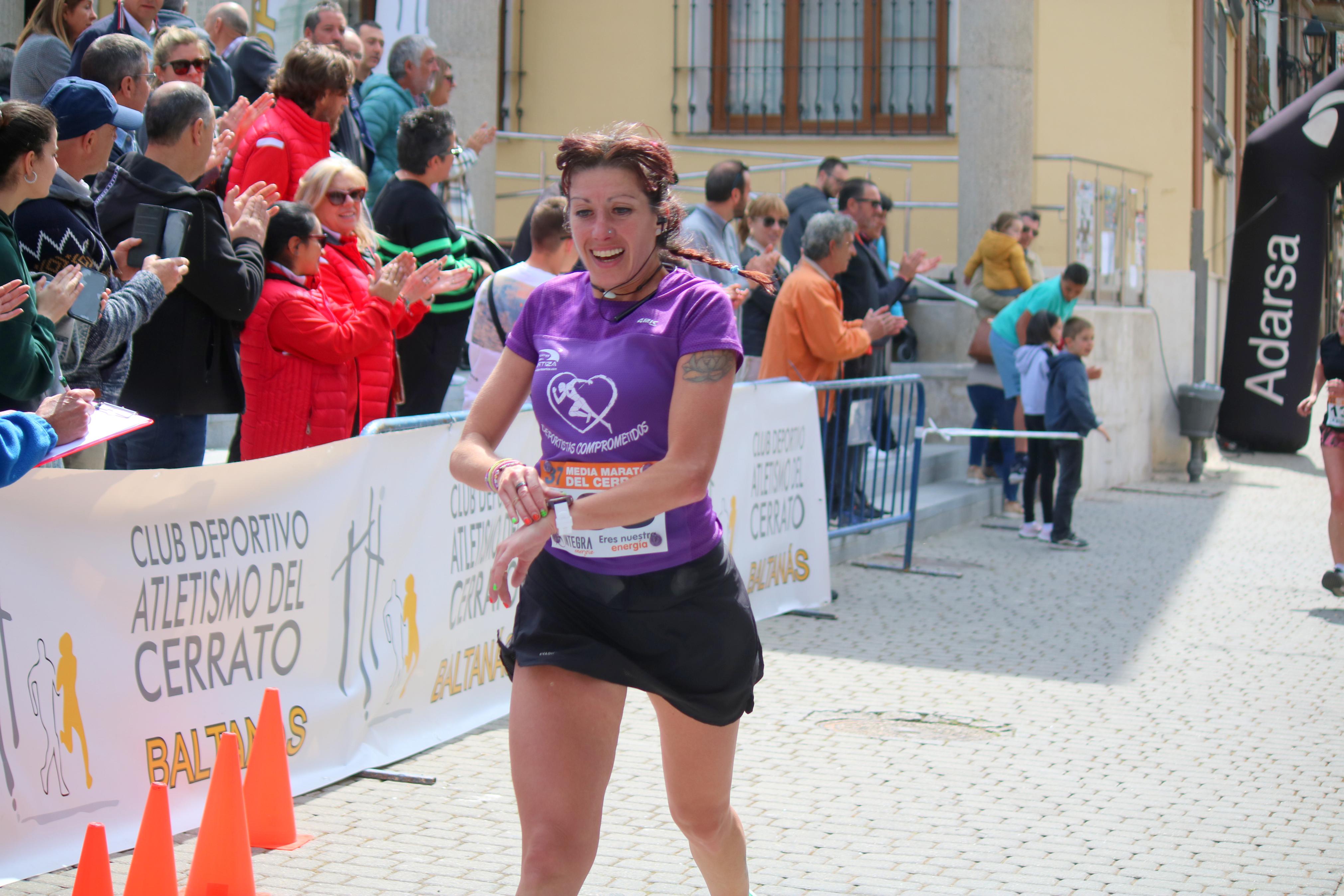 Javier Sangrador y Marta Medina reinan en la XXXVII Media Maratón del Cerrato
