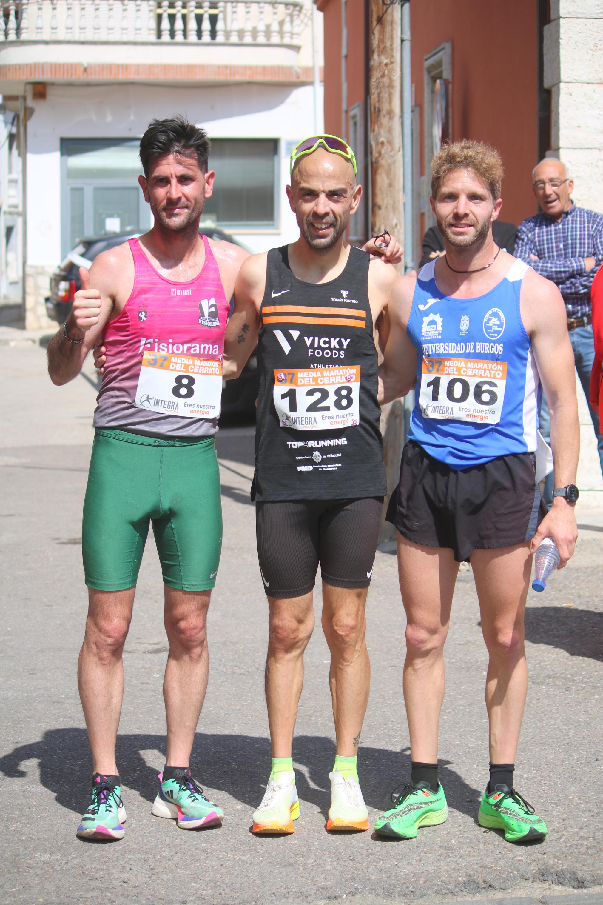 Javier Sangrador y Marta Medina reinan en la XXXVII Media Maratón del Cerrato